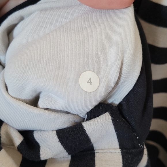 LULULEMON Rolling With My Omies Striped Hoodie | size 4 - Picture 6 of 7
